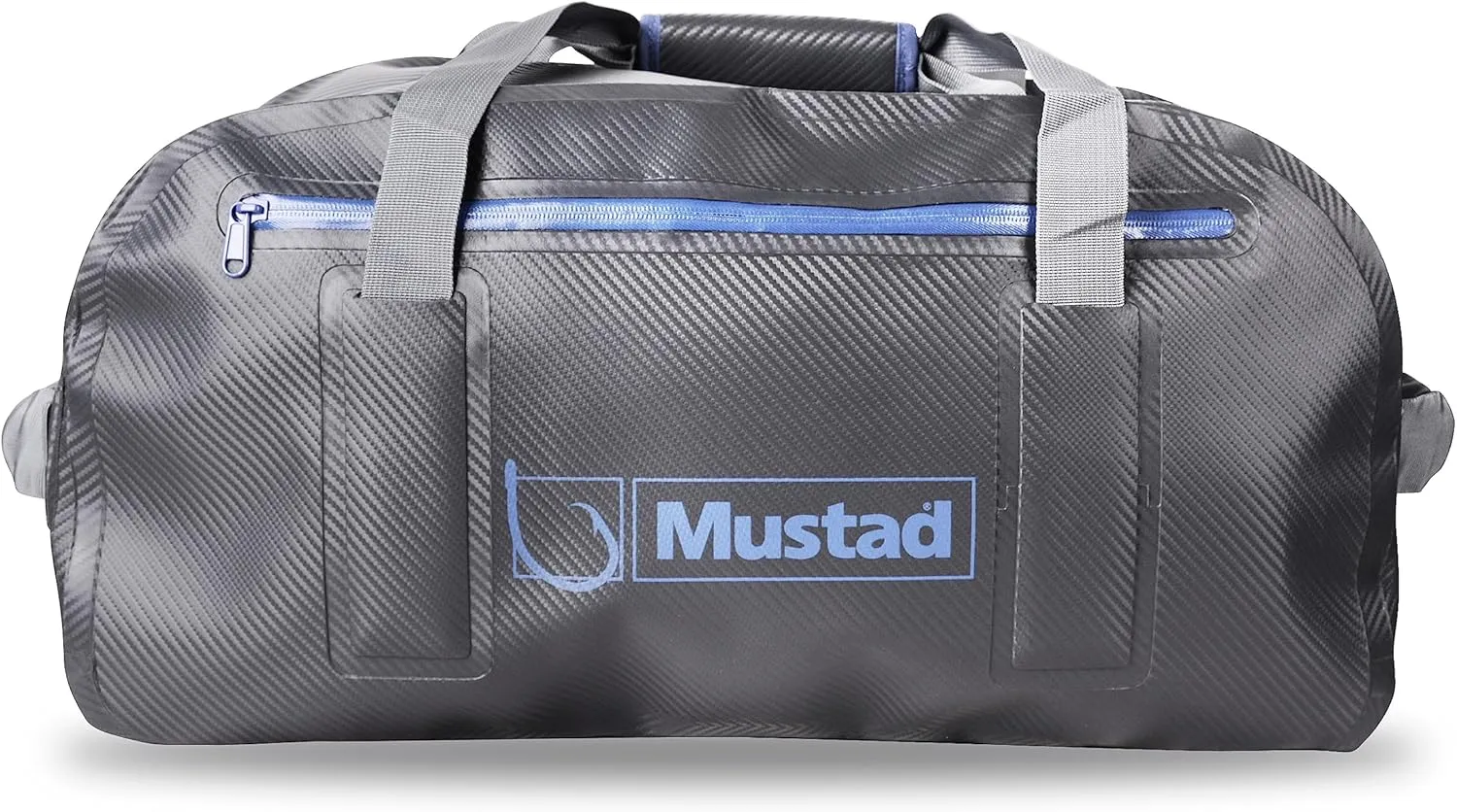 Mustad Dry Duffel Bag 50L - Water-Resistant Fishing Gear Bag with Adjustable Shoulder Straps, Boating Essentials, Fishing Tackle Storage, Boat Bag, 500Tarpaulin Nylon