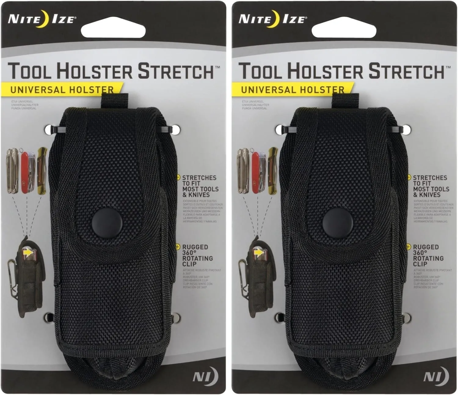 Nite Ize Tool Holster Stretch Universal Holster Black