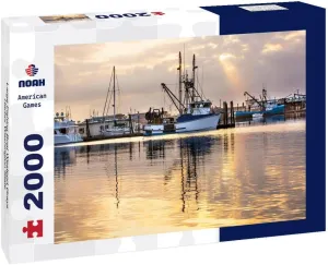 Noah Jigsaw Puzzle Large Fishing Boat Westport Grays Harbor Washington State 2000 Pieces