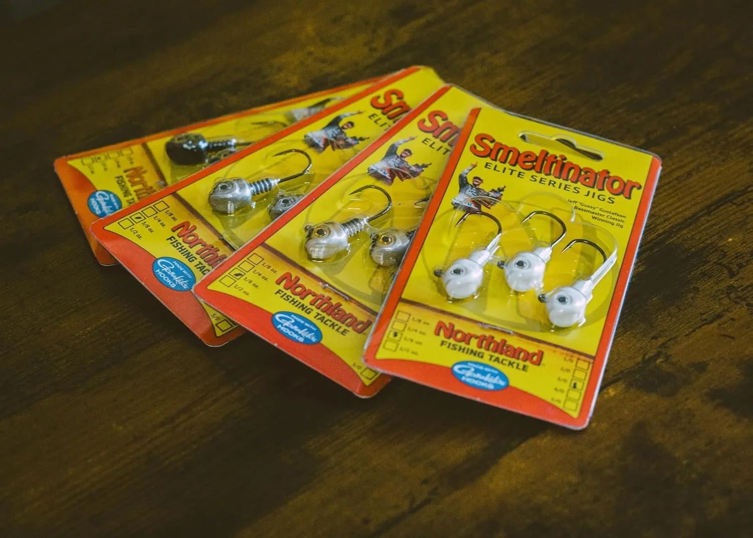 Northland Fishing Tackle Smeltinator Jig Head, Premium Bass Fishing Lure for Swimbaits & Plastics, 3 Pack - 3/8 Oz