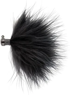 Northland Tackle Marabou JIG / 20.75" / 1/16 OZ - #1 HK / 2 Pack/Black