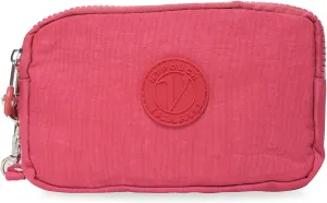 Nupouch Malibu Wristlet Three Zipper Wallet Purse