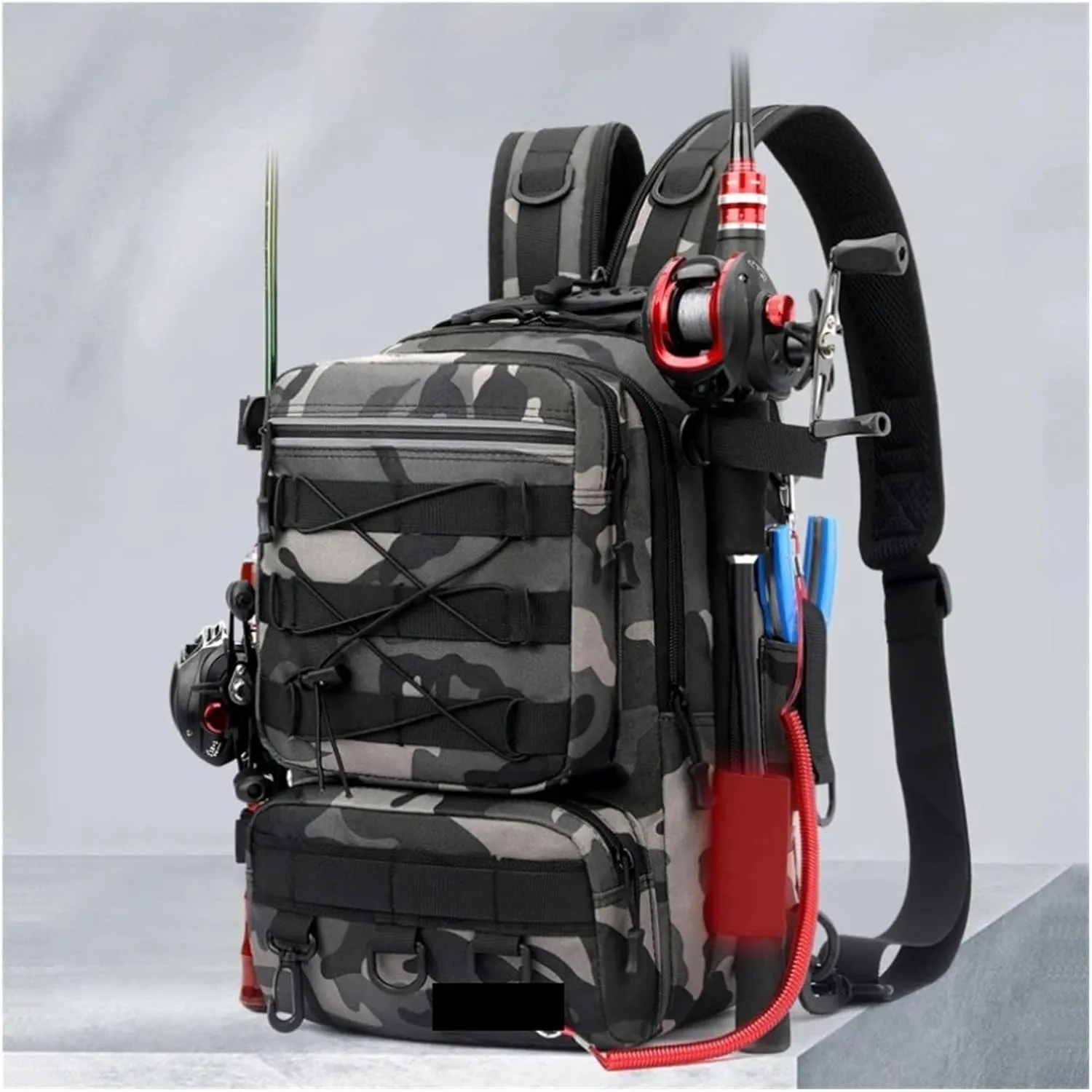 Nylon Waterproof Outdoor Rucksacks Tactical Sports Camping Hiking Trekking Fishing Hunting Bag Backpack(A)