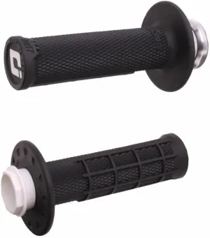 ODI V2 Lock ON Micro-X Half Waffle Motorcycle Grips Dirtbike Offroad MX for Mini Bikes Twist Throttle Black USA Made CX50/65 MC 50/65 Models KX65/85 2000-2024 YZ65 2018-2024 Models
