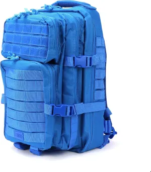OSAGE RIVER Fishing Backpack with Rod Holder, Large Tackle Bag for Trays, Bass Fishing Camping Traveling Hunting, Electric EEL Blue