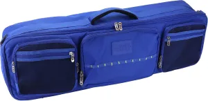 OSAGE RIVER Fly Fishing Rod Travel Case - Durable Bag and Reel Organizer with Adjustable Dividers and Heavy-Duty Zippers, Holds up to 4 Poles and Tackle