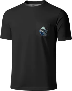 Palmyth Fishing Shirts for Men Short Sleeve Sun Protection T-Shirts UPF 50  Rash Guard Tee