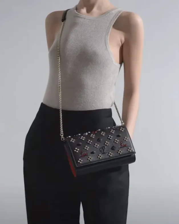 Paloma loubinthesky black clutch