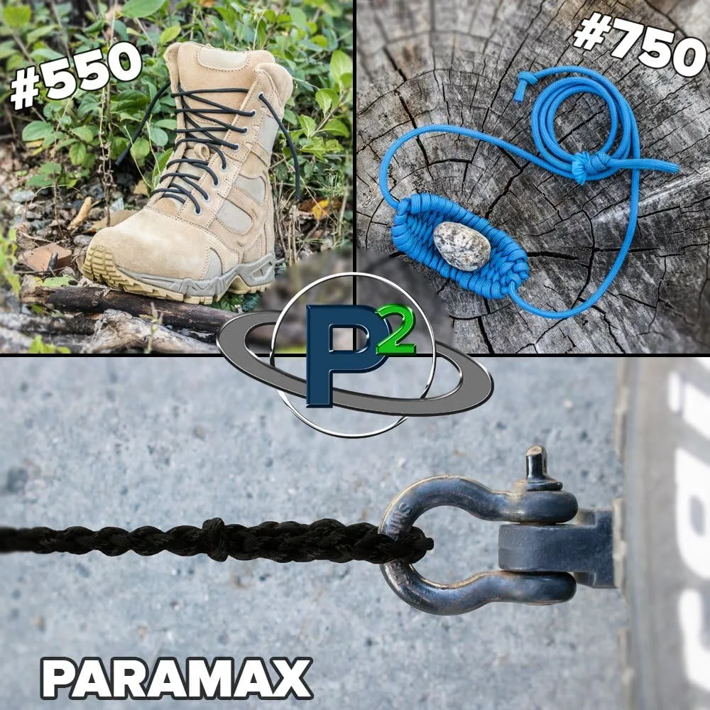 Paracord Planet 95, 275, 325, 425, 550, 750, and ParaMax Paracord – Tactical Cord for Outdoors