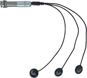 Passive Piezo Acoustic Pickup – EP001K Three Balanced German-Made Passive Pickup Elements – Piezo Pickup for Acoustic Guitars (Ceramic)