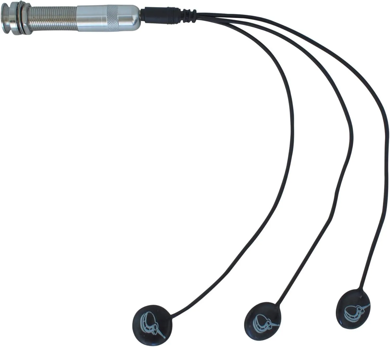 Passive Piezo Acoustic Pickup – EP001K Three Balanced German-Made Passive Pickup Elements – Piezo Pickup for Acoustic Guitars (Ceramic)