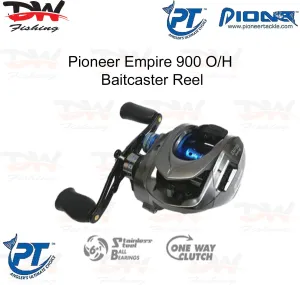 Pioneer Empire B/C 900 Series Baitcaster Reel 7 SS Ball Bearing 8kg Max Drag