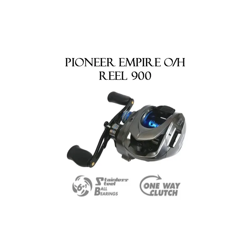 Pioneer Empire B/C 900 Series Baitcaster Reel 7 SS Ball Bearing 8kg Max Drag