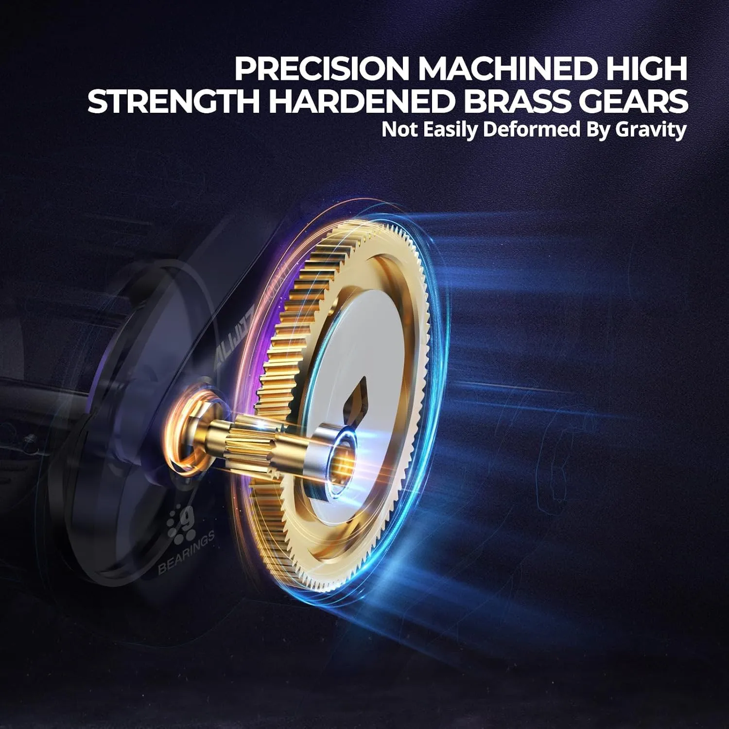 Piscifun Alijoz 400 Baitcaster Fishing Reel, 38Lbs Max Drag Aluminum Alloy Frame Baitcasting Reel, Available in 6.6:1/8.1:1 Gear Ratio, Freshwater and Saltwater Low Profile Casting Reel for Musky
