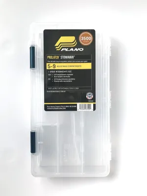 Plano Tackle Boxes,4 pack of 3500 Prolatch Stowaway Tackle Utility Boxes, Fishing Tackle Storage, blue