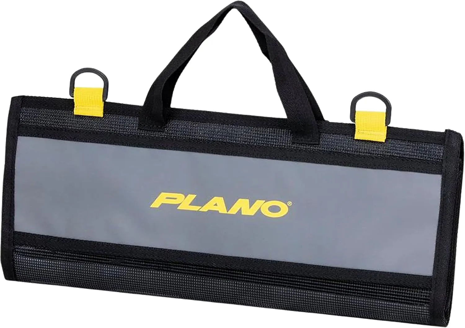 Plano Z-Series Lure Wrap, Gray and Black with Clear Compartments, Waterproof Pack-and-Roll Storage for Fishing Lures, Bait, & Terminal Tackle, MOLLE Attachments