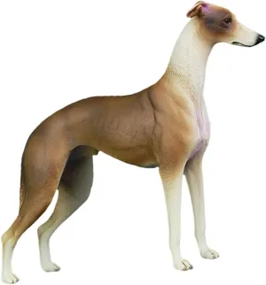 Plastic Dog Statue Stuffed Animal Dog Ornament Boys and Girls for Decor