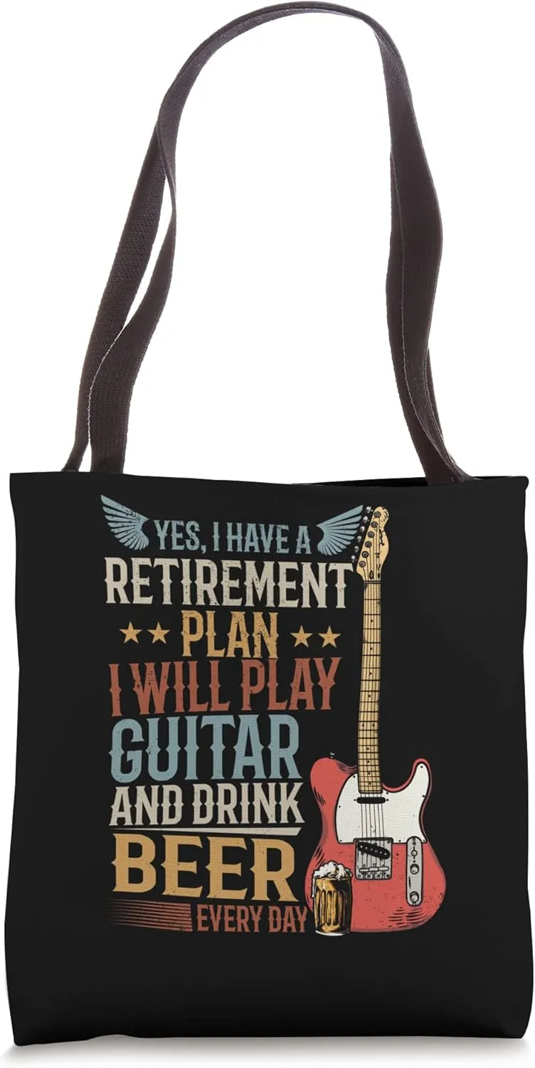 Play Guitar And Drink Beer - Guitar Instrumentalist Tote Bag