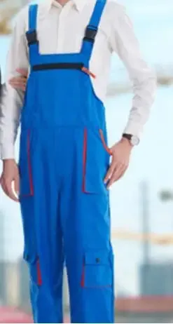 Plus Size Bib Overall Workwear Jumpsuit Sleeveless Coverall Pants with Pockets S-4XL