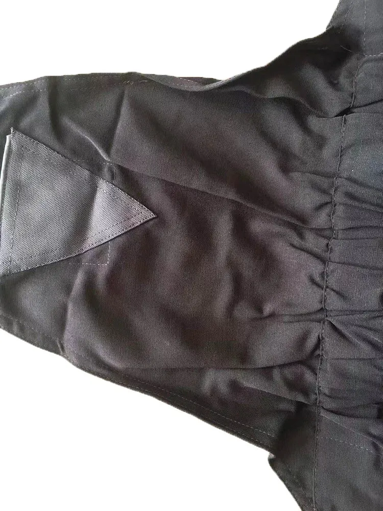 Plus Size Bib Overall Workwear Jumpsuit Sleeveless Coverall Pants with Pockets S-4XL