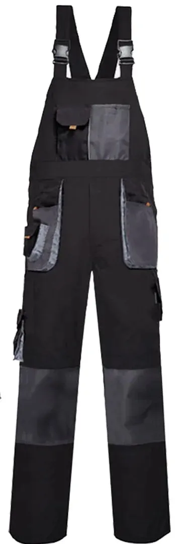 Plus Size Bib Overall Workwear Jumpsuit Sleeveless Coverall Pants with Pockets S-4XL