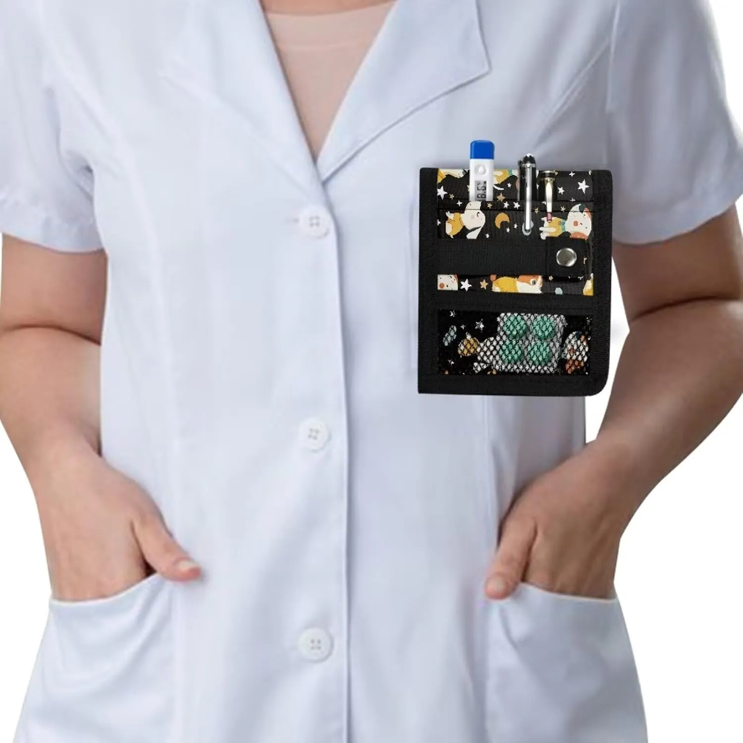 Pocket Protector Nurse, Nursing Organizer Pouch for Nurses, Tool Pocket Pouch for Hospital