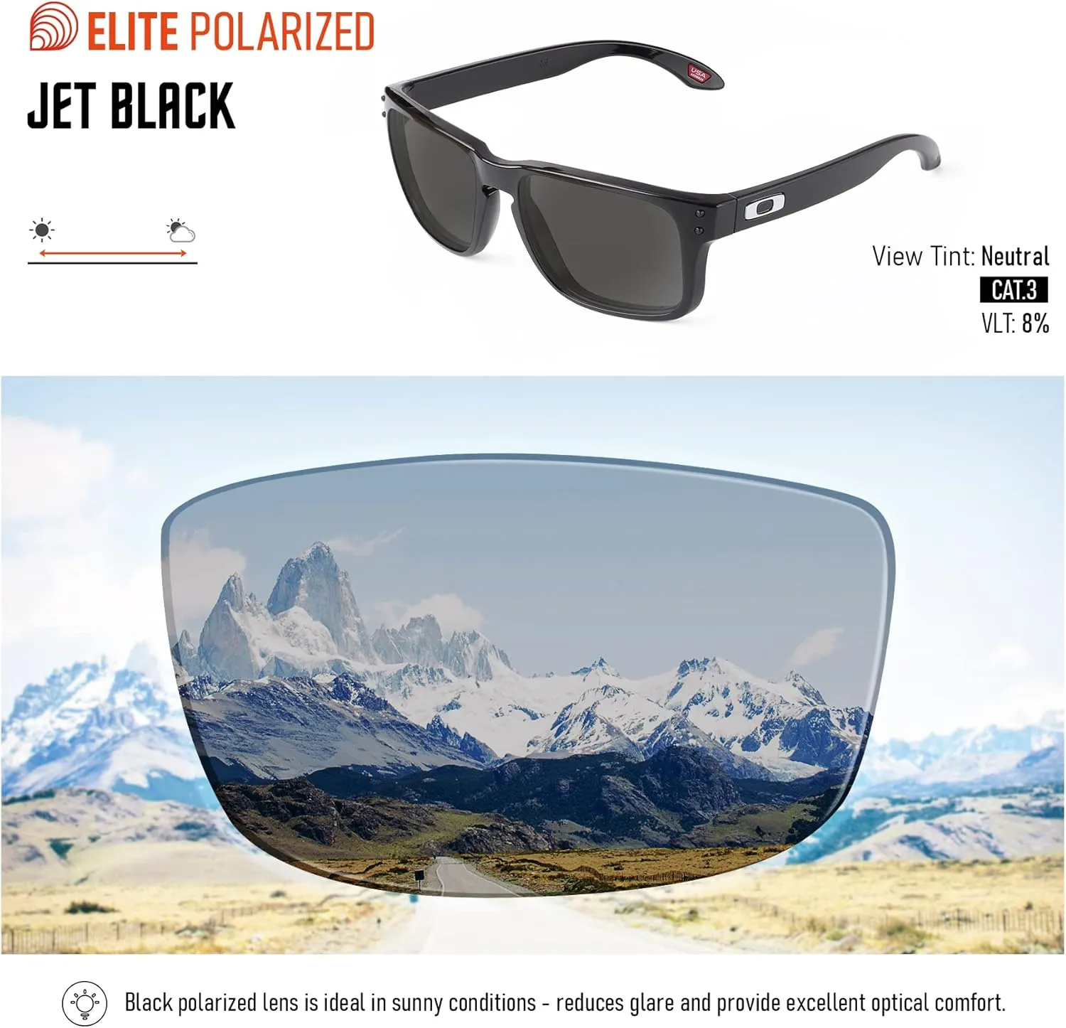 Polarized Replacement Lenses for Von Zipper Clutch Sunglasses