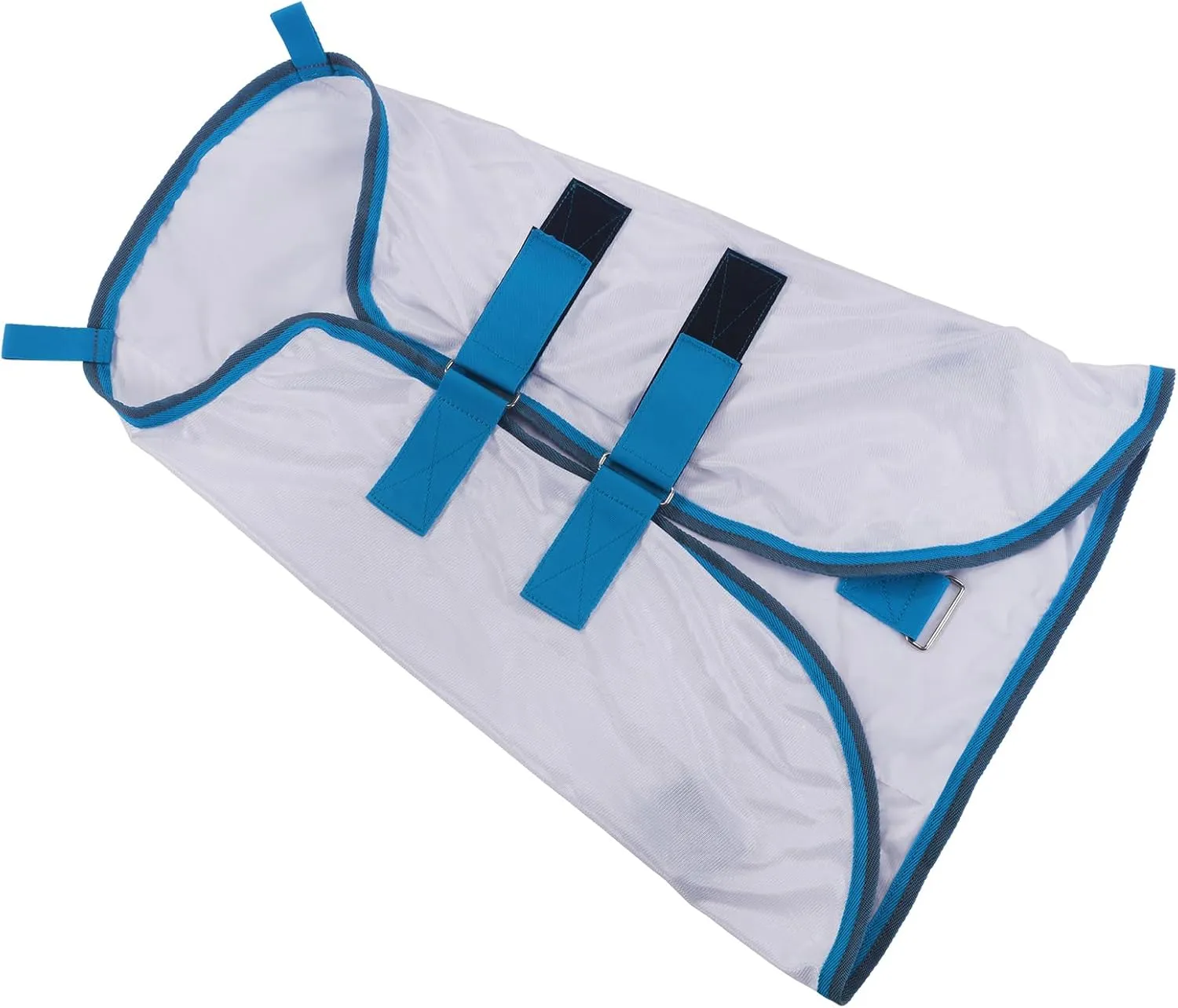 Pony/Mini Horse Fly Sheet Miniature Size 36"-50" Foal Weanling Donkey Adjustable Mesh Rugs Breathable Summer Flysheet White 36