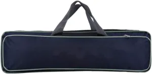 Portable Waterproof Fishing Rod Case Carrier with Reel Storage - Travel Tackle Bag Backpack with Adjustable Strap