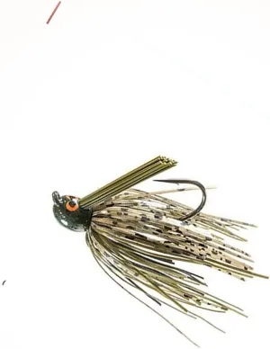 Power Finesse Jig 3/8 Oz Green Pumpkin Cross Eye Highly Efficient Lures for Various Kinds of Fish Jagg0le2372