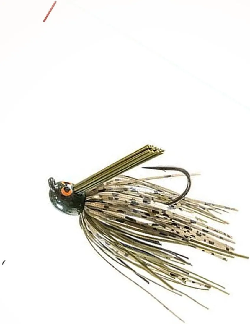 Power Finesse Jig 3/8 Oz Green Pumpkin Cross Eye Highly Efficient Lures for Various Kinds of Fish Jagg0le2372