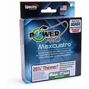 POWER PRO MAXCUATRO 150YD SPOOL 40LB MOSS GREEN