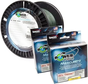 PowerPro Maxcuatro Spectra Moss Green Braided Line