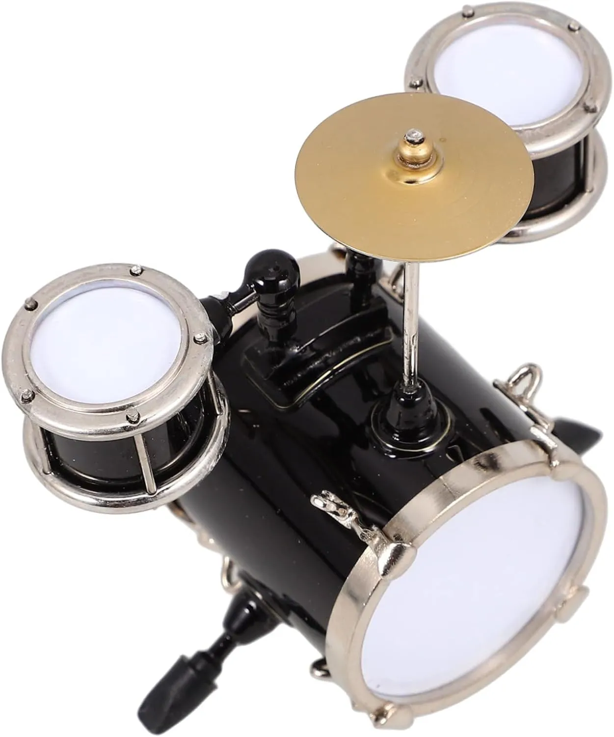 PRETYZOOM 2pcs Miniature Drum Model Compact Music Dollhouse Decor Lightweight Jazz Drum Simulation for Creative for Birthdays and Special Occasions
