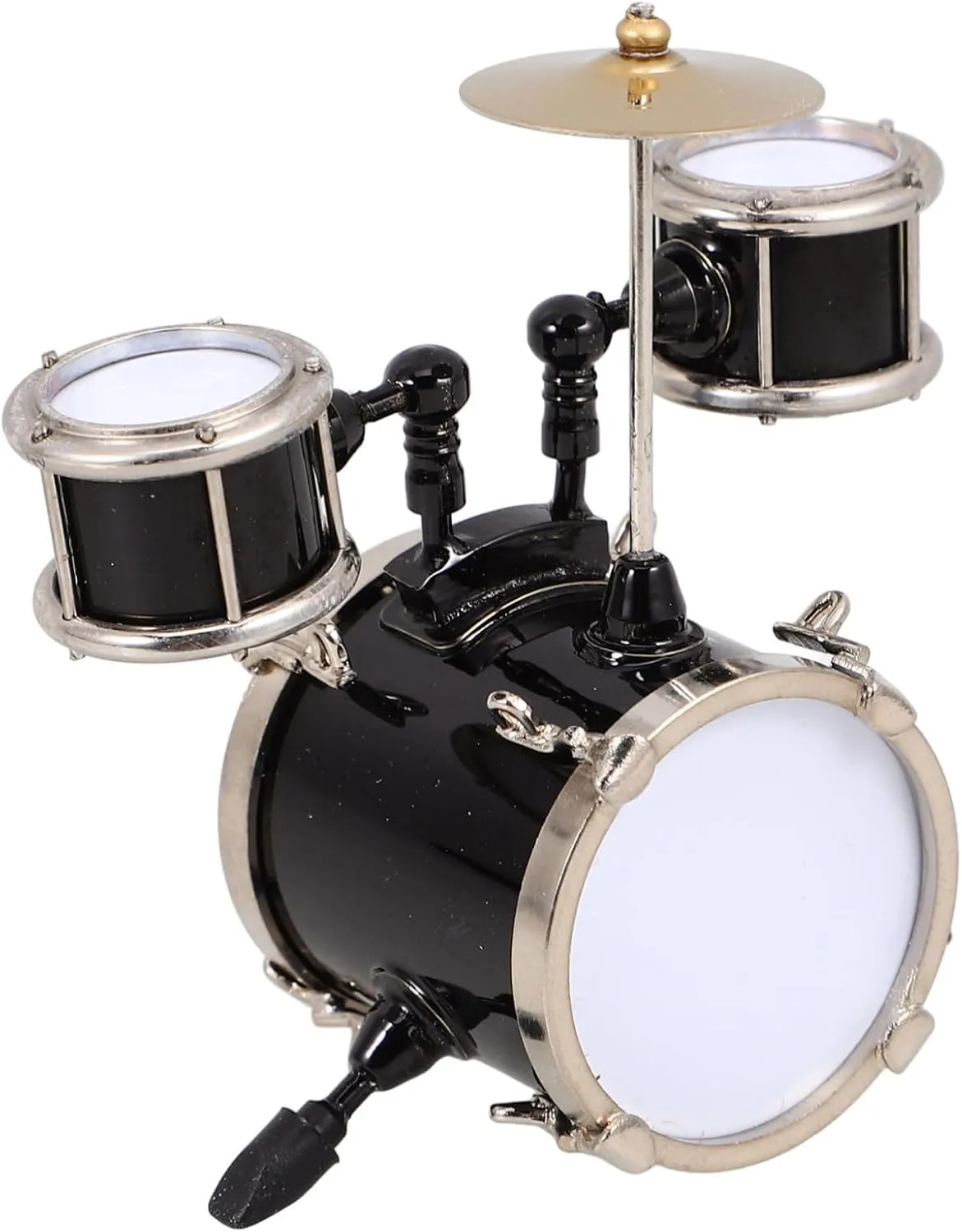 PRETYZOOM 2pcs Miniature Drum Model Compact Music Dollhouse Decor Lightweight Jazz Drum Simulation for Creative for Birthdays and Special Occasions