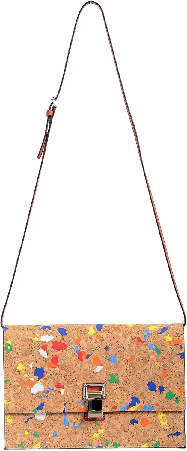 Proenza Schouler Women's Multi-Color Leather Clutch Shoulder Bag