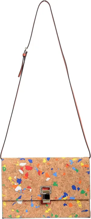 Proenza Schouler Women's Multi-Color Leather Clutch Shoulder Bag