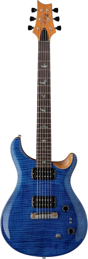 PRS Guitars 6 String SE Pauls Electric Guitar, Faded Blue, Right, (103495::FE:)