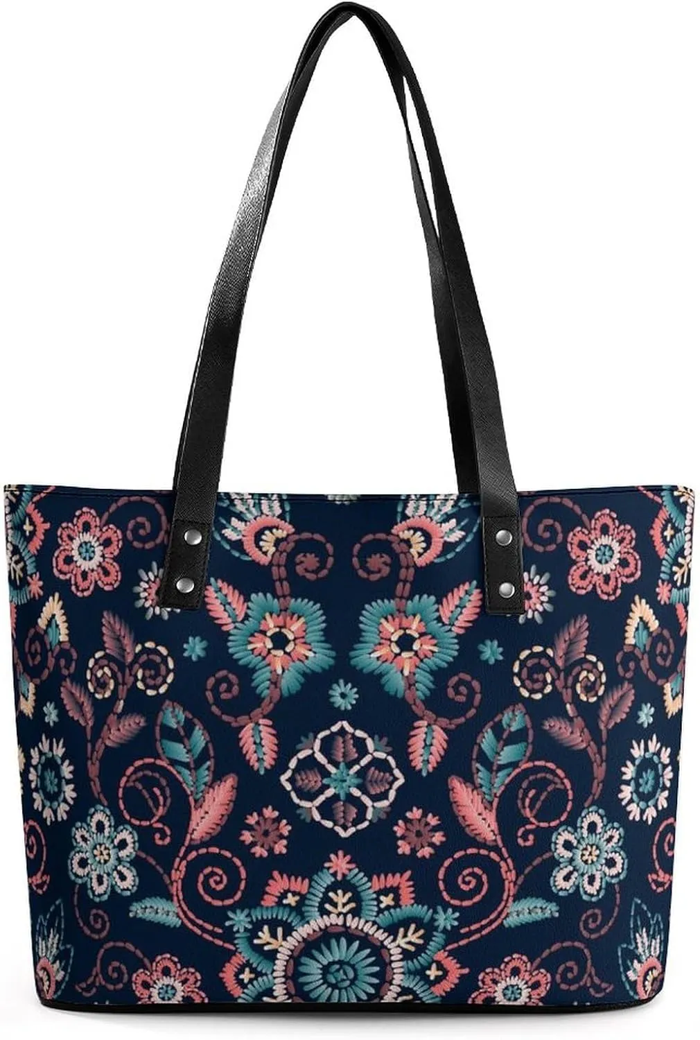 PU Leather Shoulder Bag for Women Beach Tote Bag Aesthetic Tote Bag Hippie Bag Clutch Bag