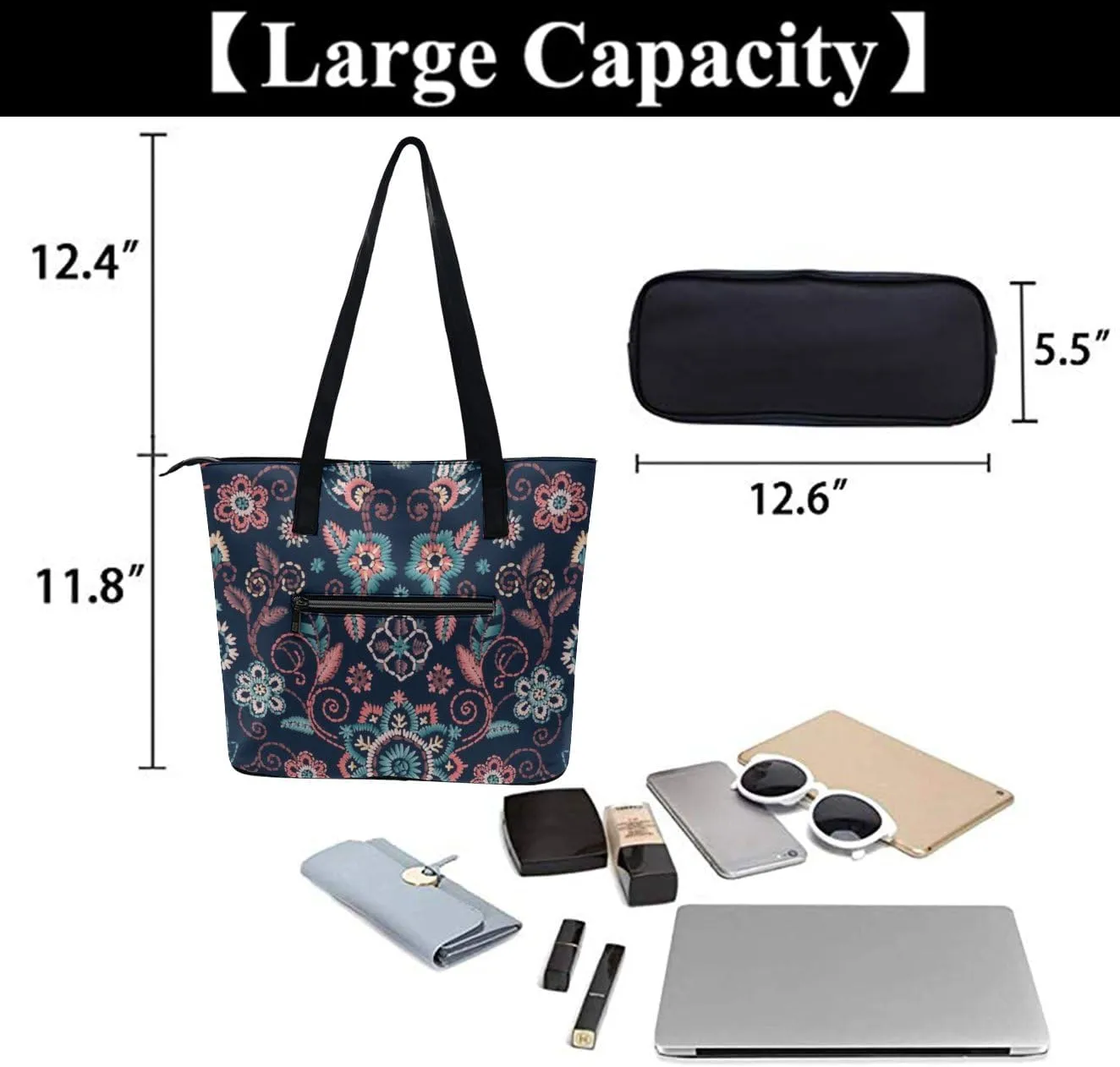 PU Leather Shoulder Bag for Women Beach Tote Bag Aesthetic Tote Bag Hippie Bag Clutch Bag