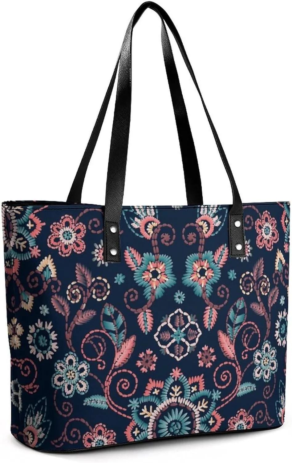 PU Leather Shoulder Bag for Women Beach Tote Bag Aesthetic Tote Bag Hippie Bag Clutch Bag