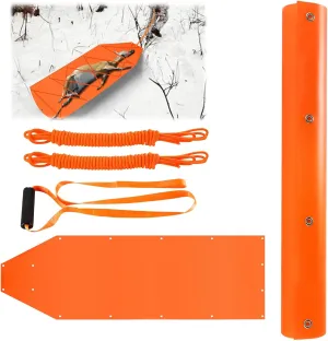 Qivine Deer Sleds - Thickened Drag Sleds for Hunting with Straps, Heavy Duty Game Hauler