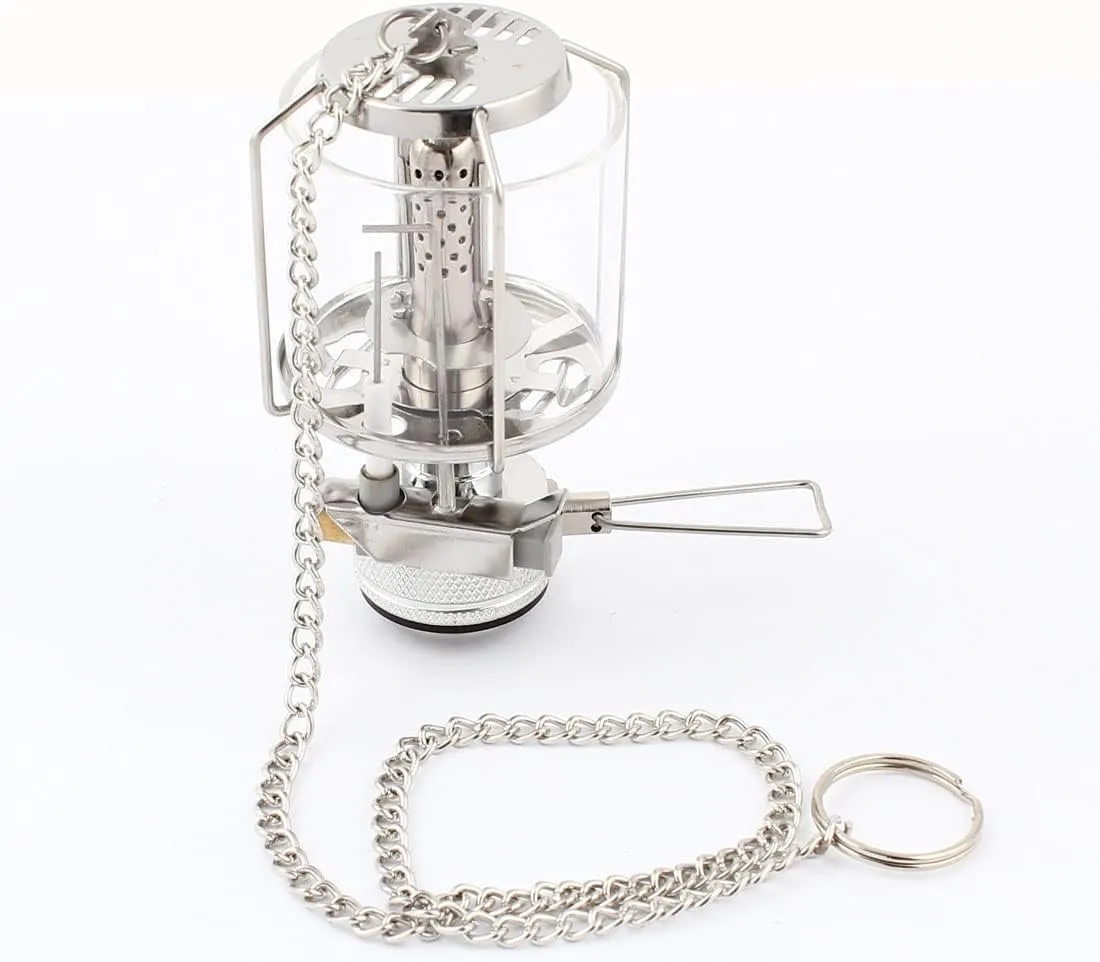 Qtqgoitem Mini Portable Camping Hanging Lantern Gas Light Tent Lamp Torch 80LUX (Model: 11a 4d6 2ae 9d9 1ec)