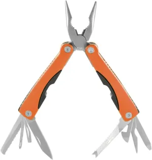 Qtqgoitem Stainless Steel Pocket Multitool Spring Loaded Folding Pliers Kit Orange (Model: 827 F03 7D5 5CD A77)