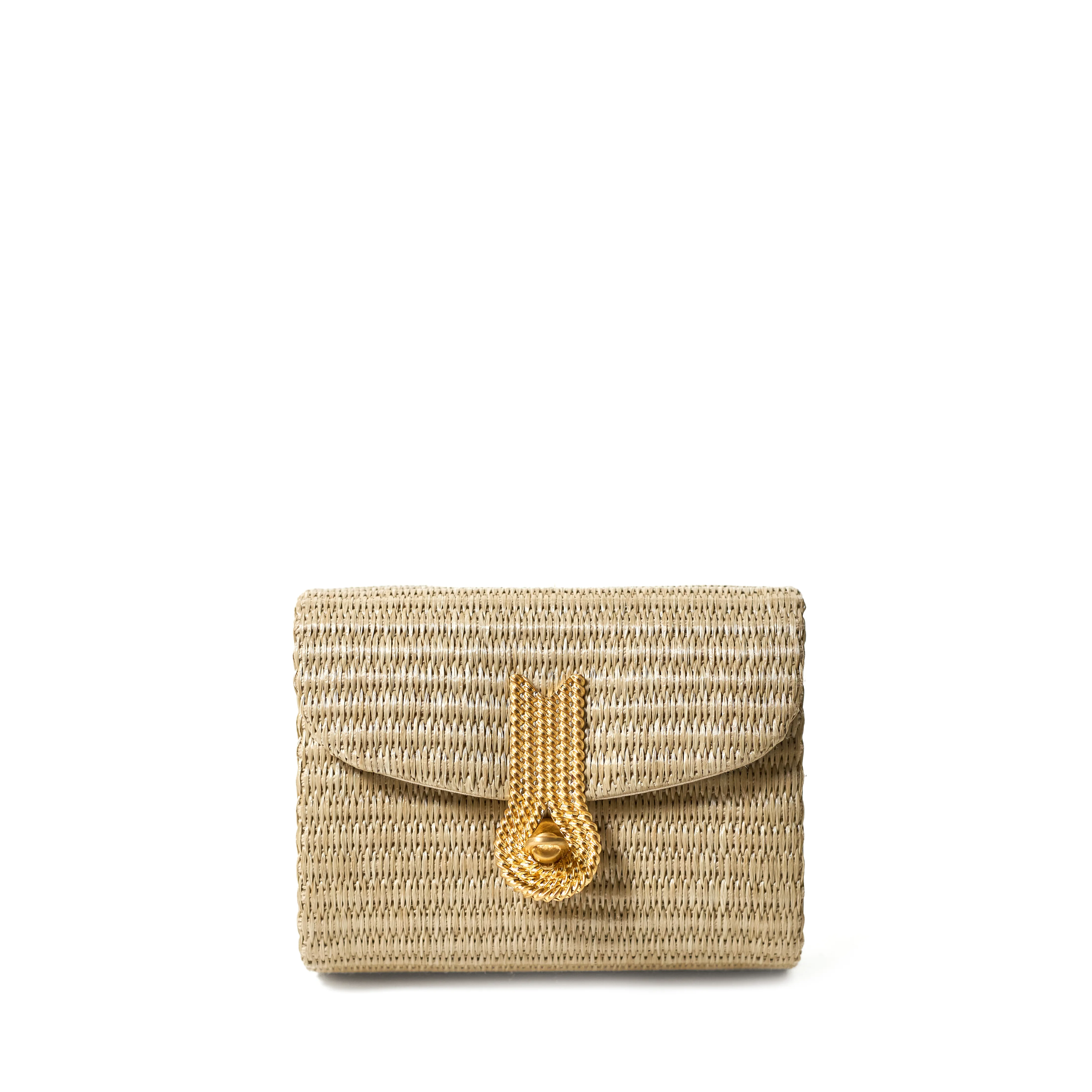 QUEEN MICRO TAUPE STRAW