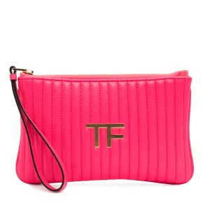 Quilted Calfskin TF Clutch