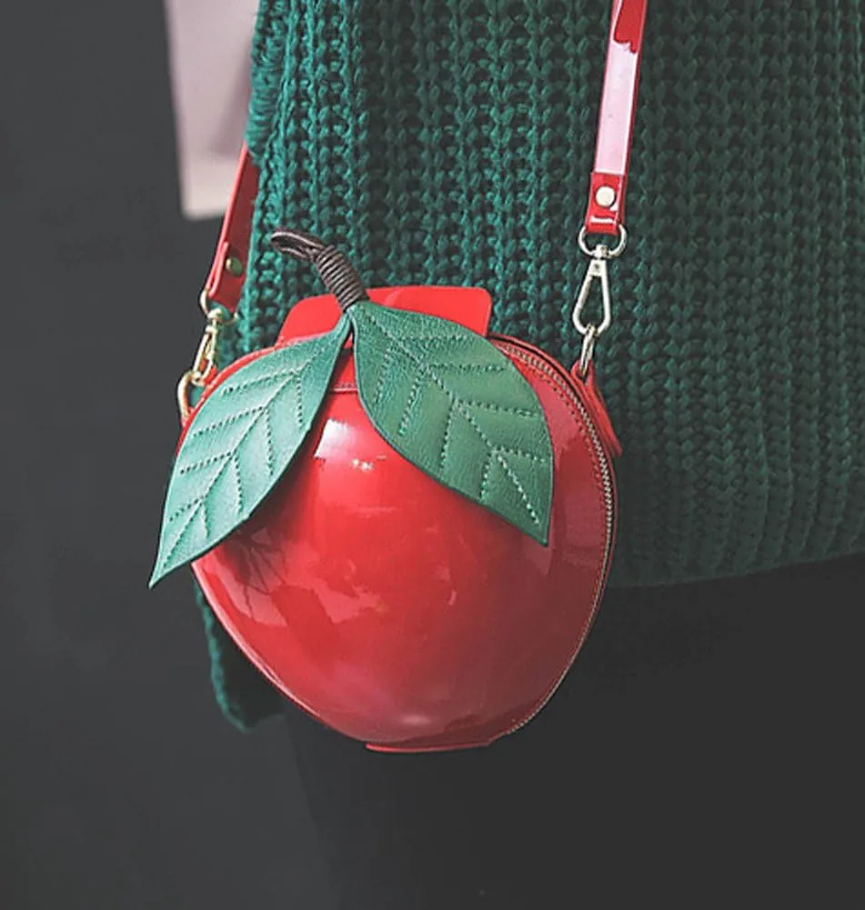 QZUnique Food Shape Cross Body Bag PU Cartoon Purse Ice Cream Sholuder Bag Handbag with Removable Chain