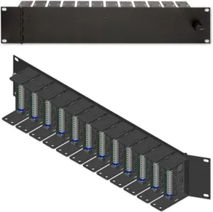 Radio Design Labs RDL STR-19A Stick-ON Series 19" Racking System - 12 modules