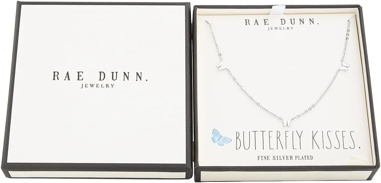 Rae Dunn Premium Butterflies Necklace