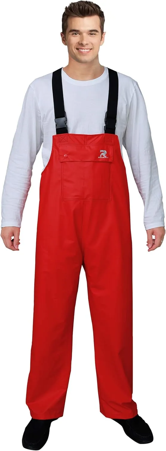 Rain Pants for Men Women Waterproof Rain Gear Bib Overalls Trousers for Fishing Hunting